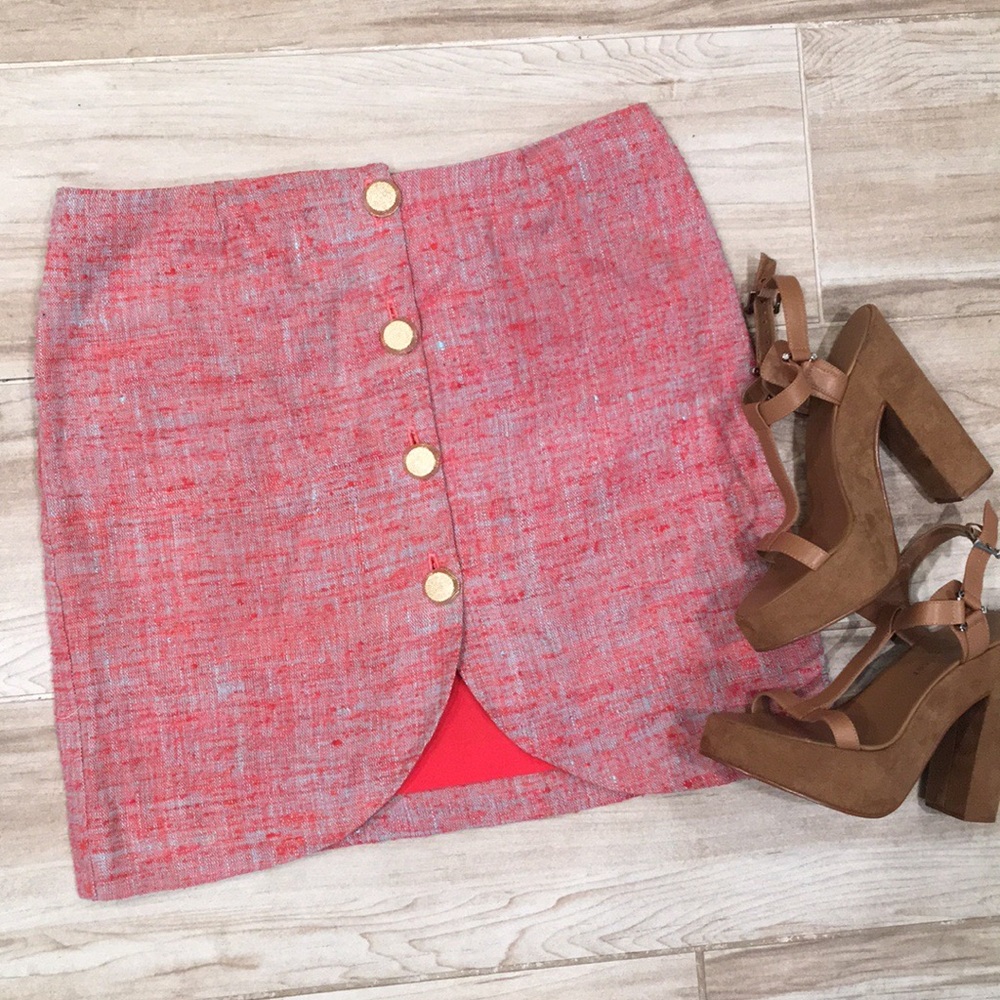 ✨ Leona by Lauren Leonard Tweed Skirt ✨
